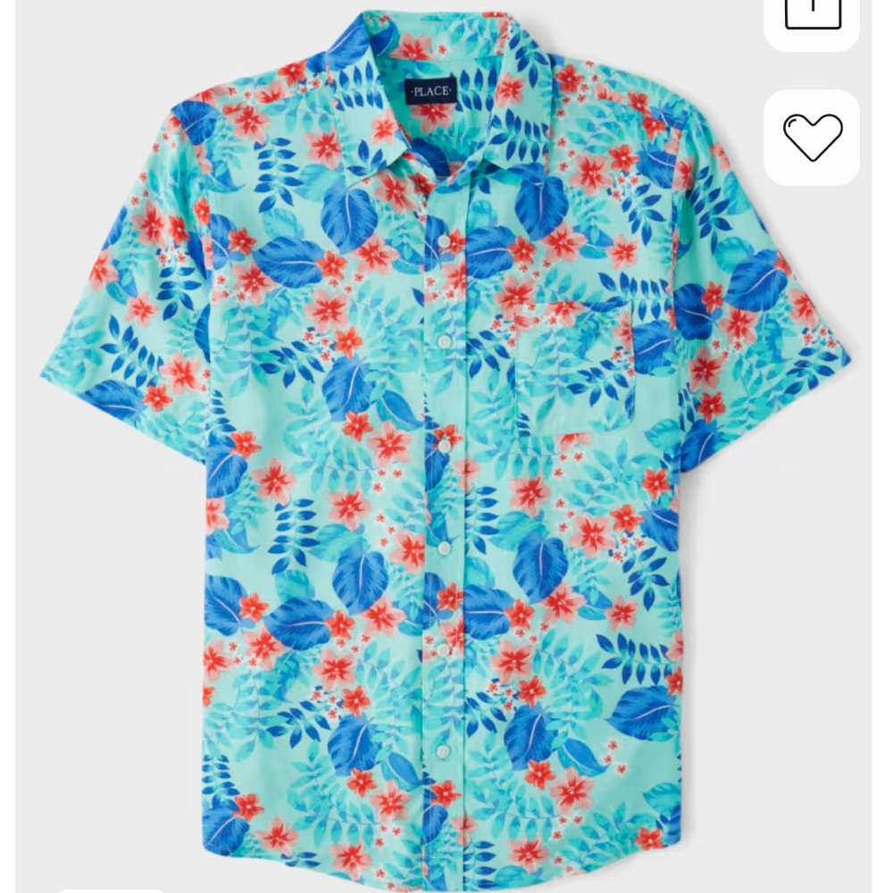 Boys Tropical Shirt (7/8 YO)